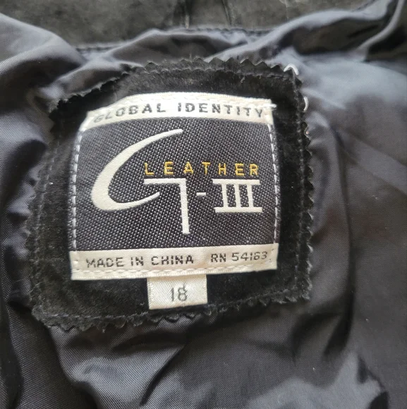 Global Identity G3 Black & White Western Leather Jacket